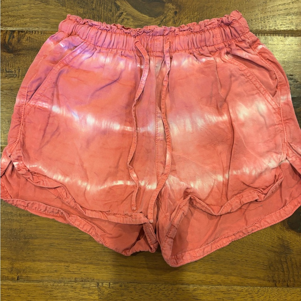 American Eagle Women's Pink Tie-Dye Shorts XS